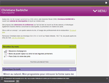 Tablet Screenshot of christianebarbiche.fr